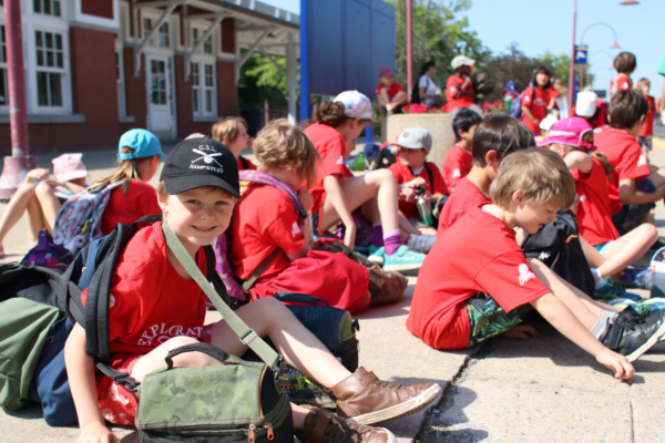 Explorations Summer Camp - Campers getting ready for an adventure!
