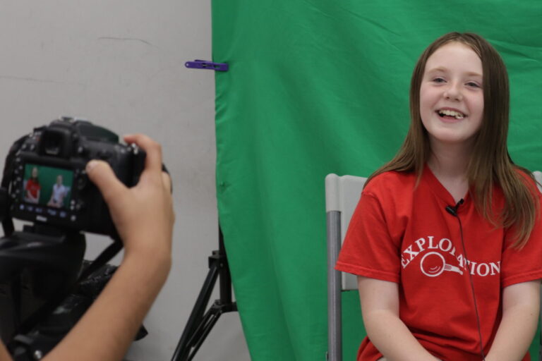 Photography is fun at Explorations Camp - Use digital cameras at Summer Camp